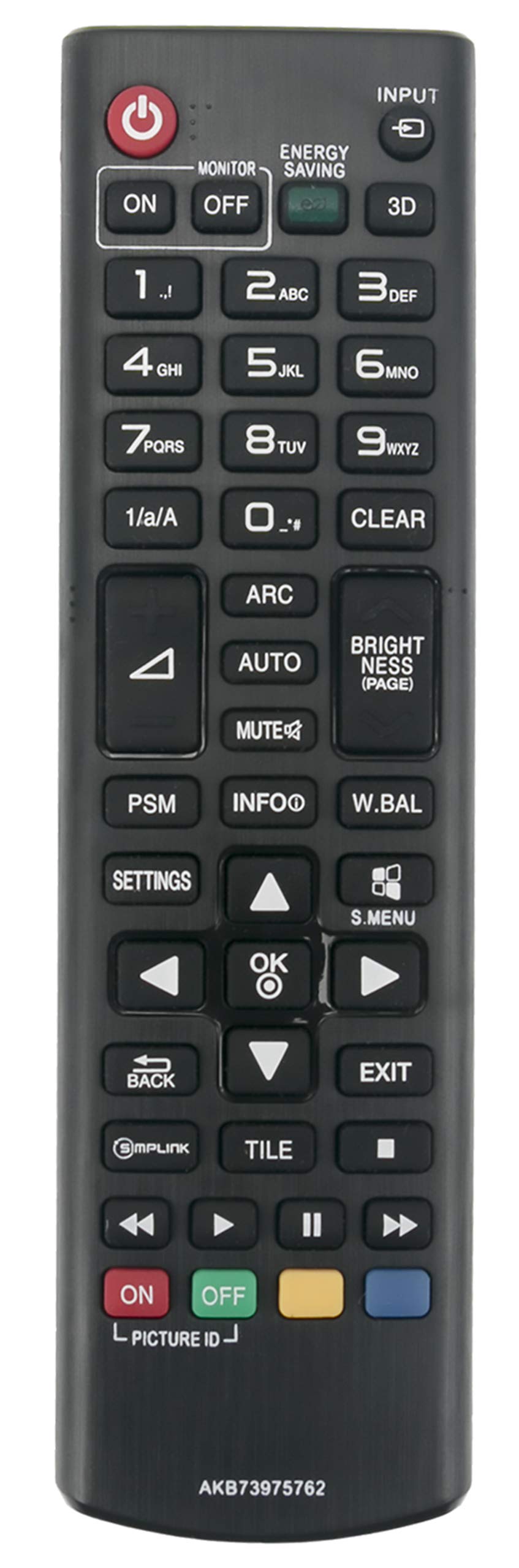 Amazon | AKB73975762 交換用リモコン LG TV デジタルサイネージ 3D TV