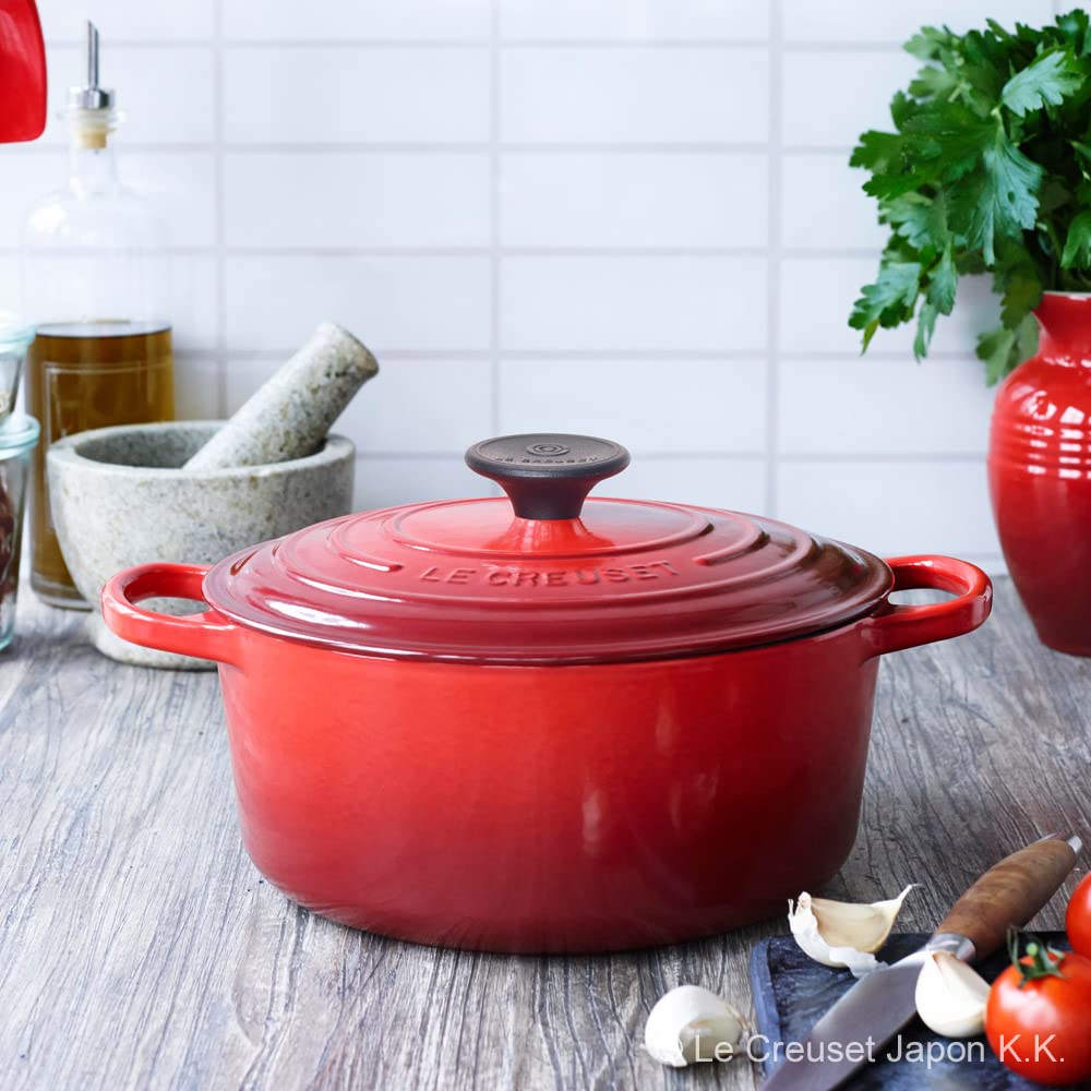 Amazon.co.jp: ル・クルーゼ(Le Creuset) 鋳物 ホーロー 鍋 両手鍋 鉄
