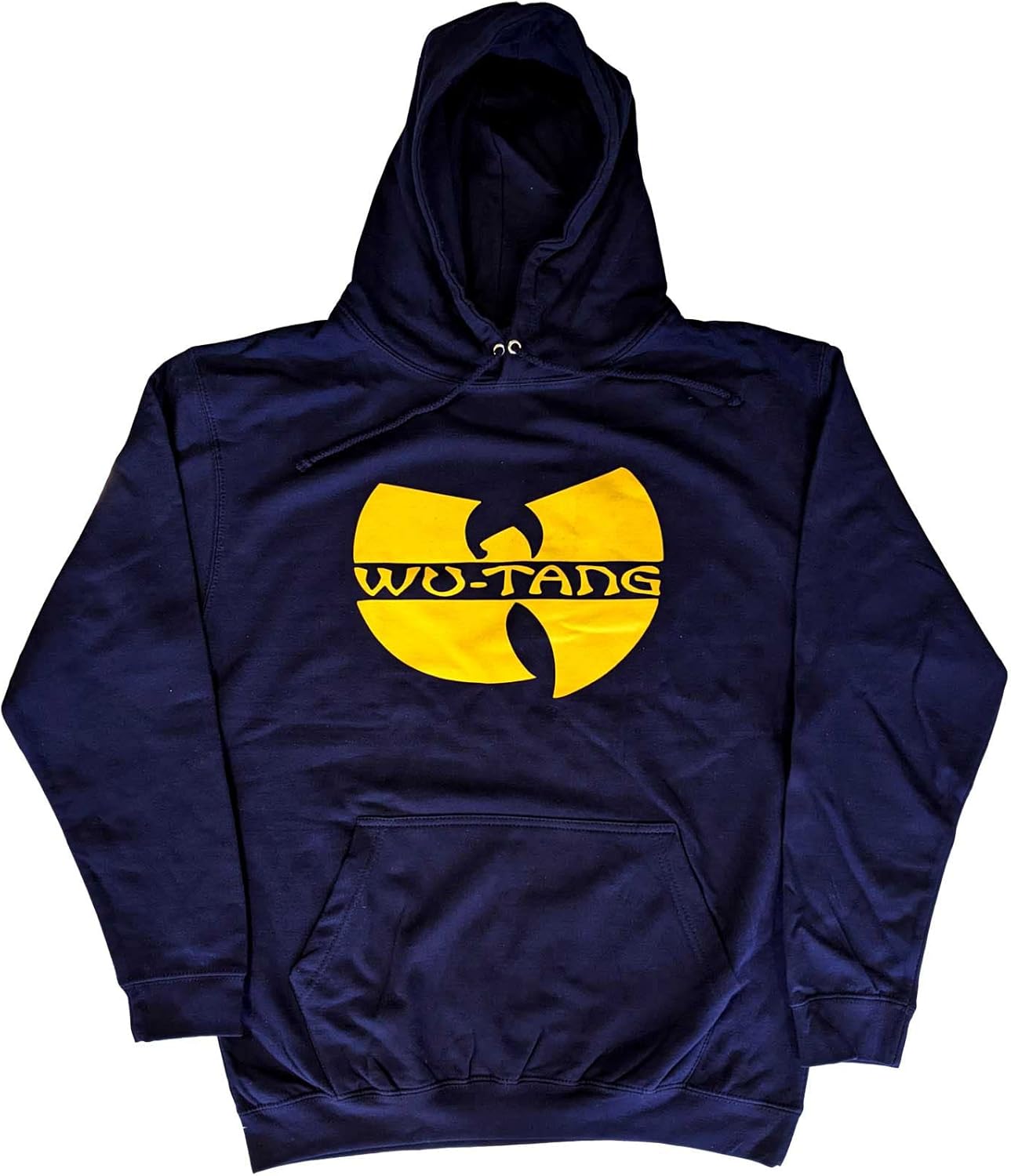 Wu-Tang Clan Hoodie Band Logo New Official Unisex Navy Blue