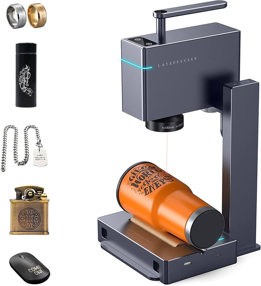 Amazon | LaserPecker3 レーザー彫刻機,金属＆プラスチック対応 4K