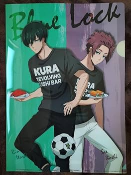 Amazon.co.jp: くら寿司 ブルーロック クリアファイル 糸師凛&糸師冴