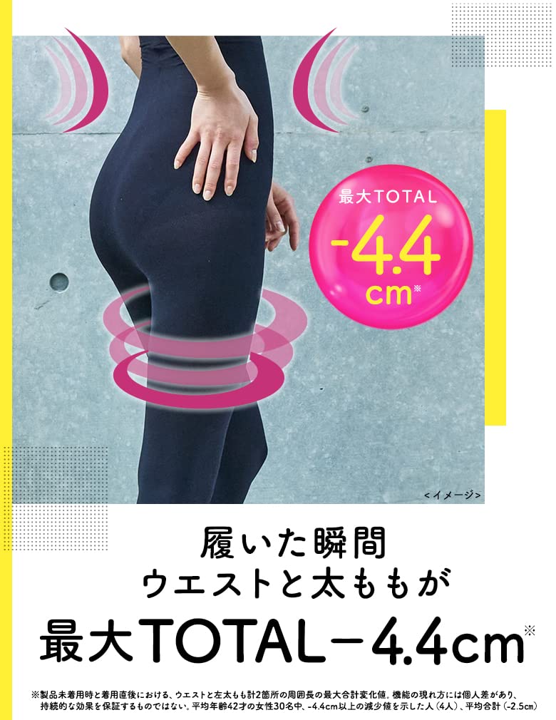 Amazon | メディキュット おそとでスリムフォーカス レギンス M