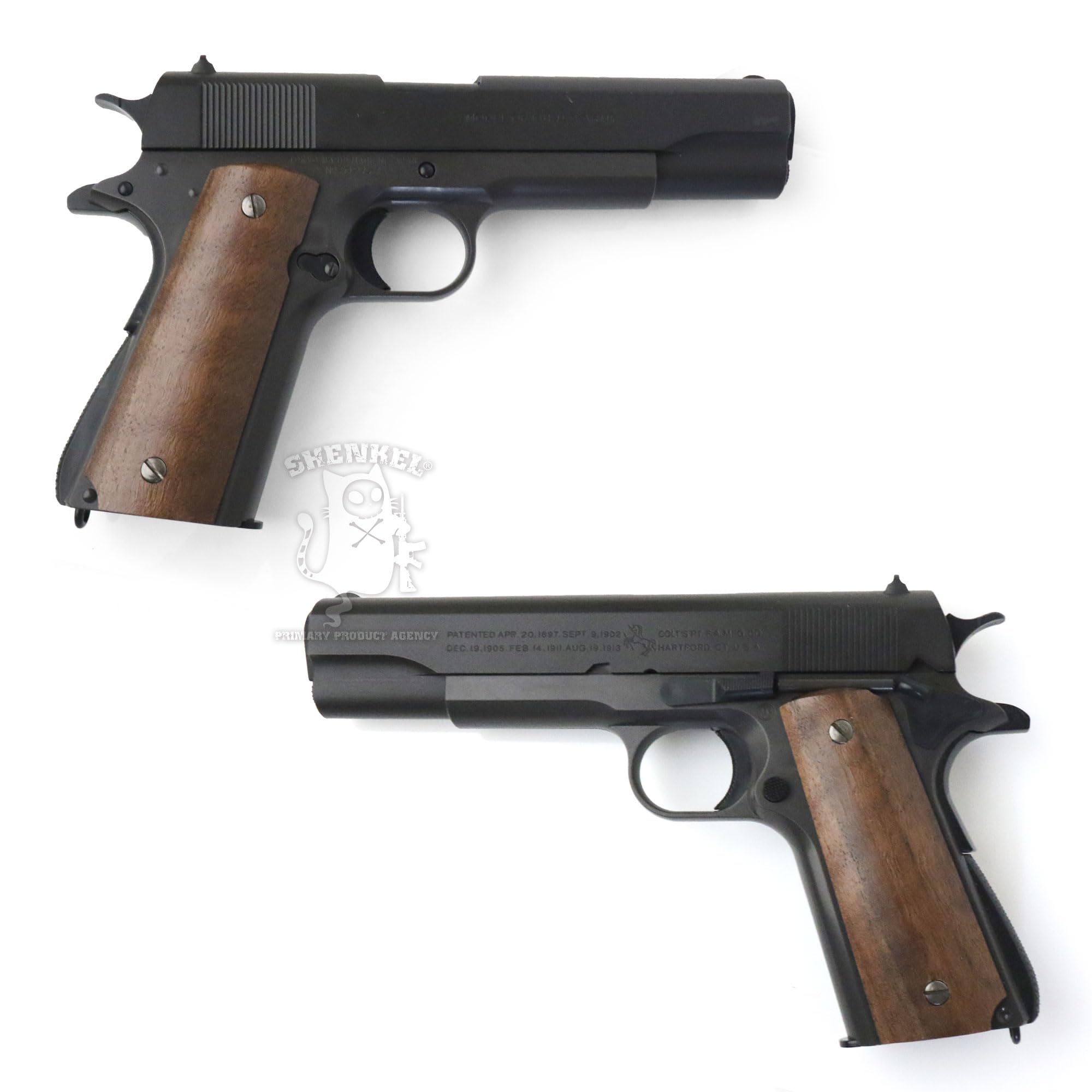 Amazon.co.jp: SHENKEL 木製 グリップ コルト ガバメント 1911