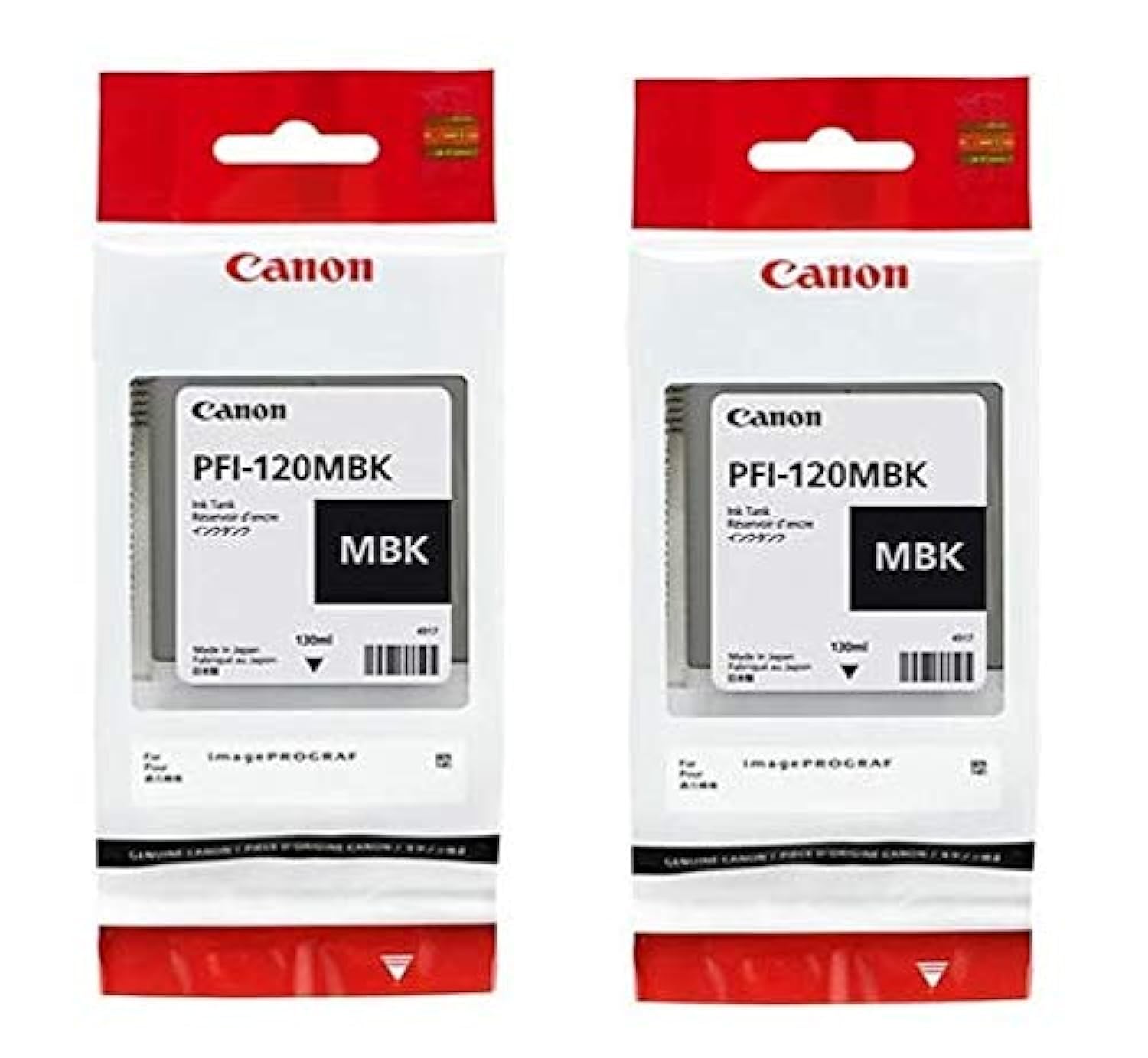 Amazon.co.jp: Canon PFI-120MBK 2顔料マットブラック 130mlインク