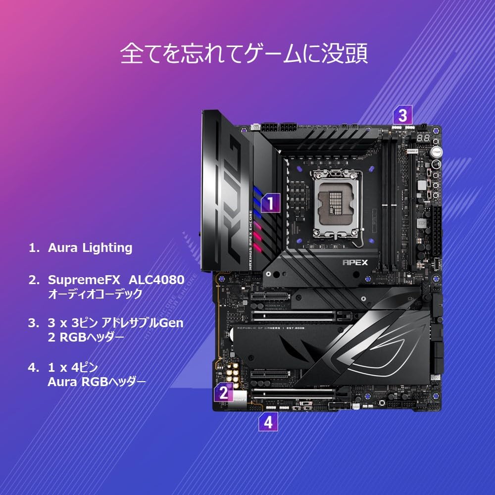 Amazon | ASUS ROG MAXIMUS Z790 APEX ENCORE intel 第14・13・12世代