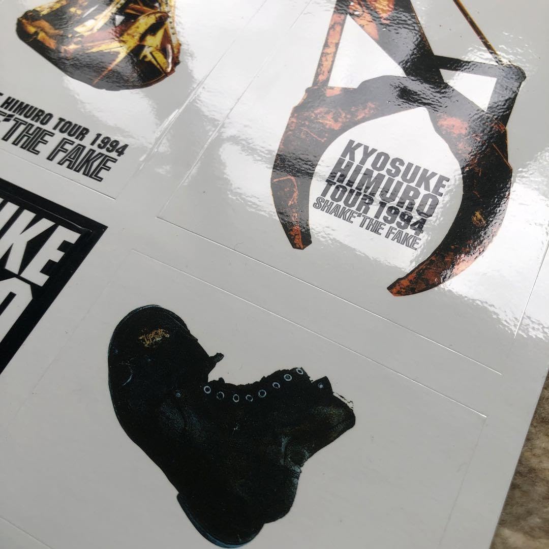 Amazon.co.jp: 氷室京介 SHAKE THE FAKE 1994年ツアーステッカー