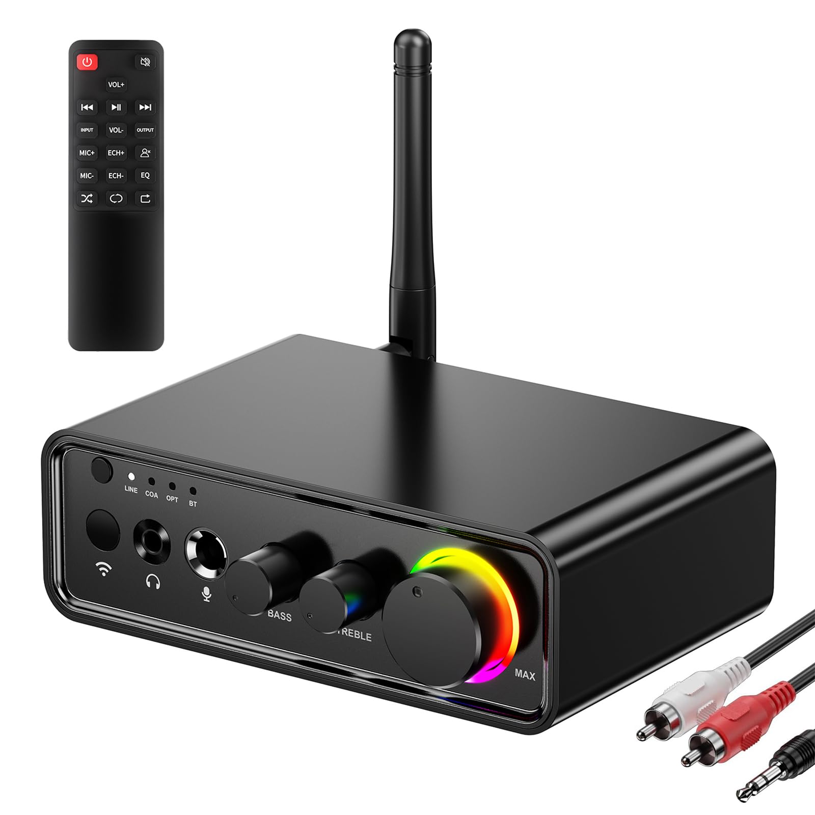 Amazon.co.jp: Bluetooth アンプ 5.3 パワーアンプ 2.0 チャンネル