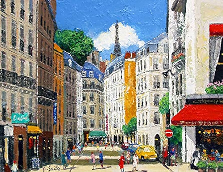 油彩 油絵 真筆 外国風景 [有名作家ワーグナー] サイン有 F6号 油彩