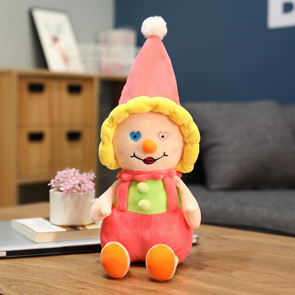 人形 ピンクの布製ピエロ人形 人形 ピンクの布製ピエロ人形