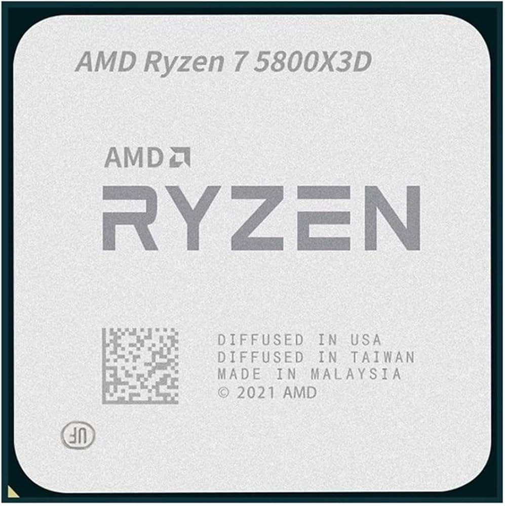Amazon | コンピュータコンポーネント AMD Ryzen 7 5800X3D R7 3.4 GHz