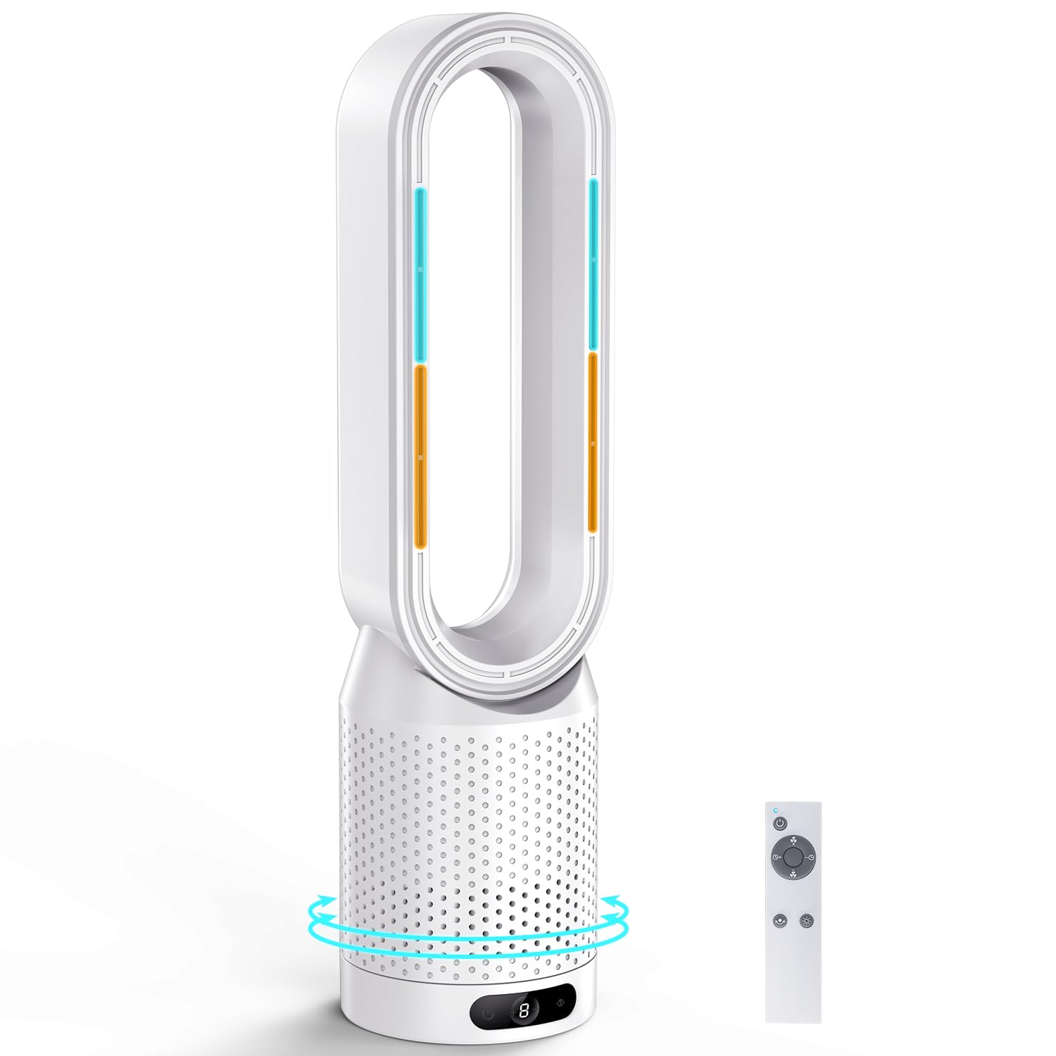 Amazon | 【新登場・冷暖兼用羽なし扇風機】SAMONIC タワーファン