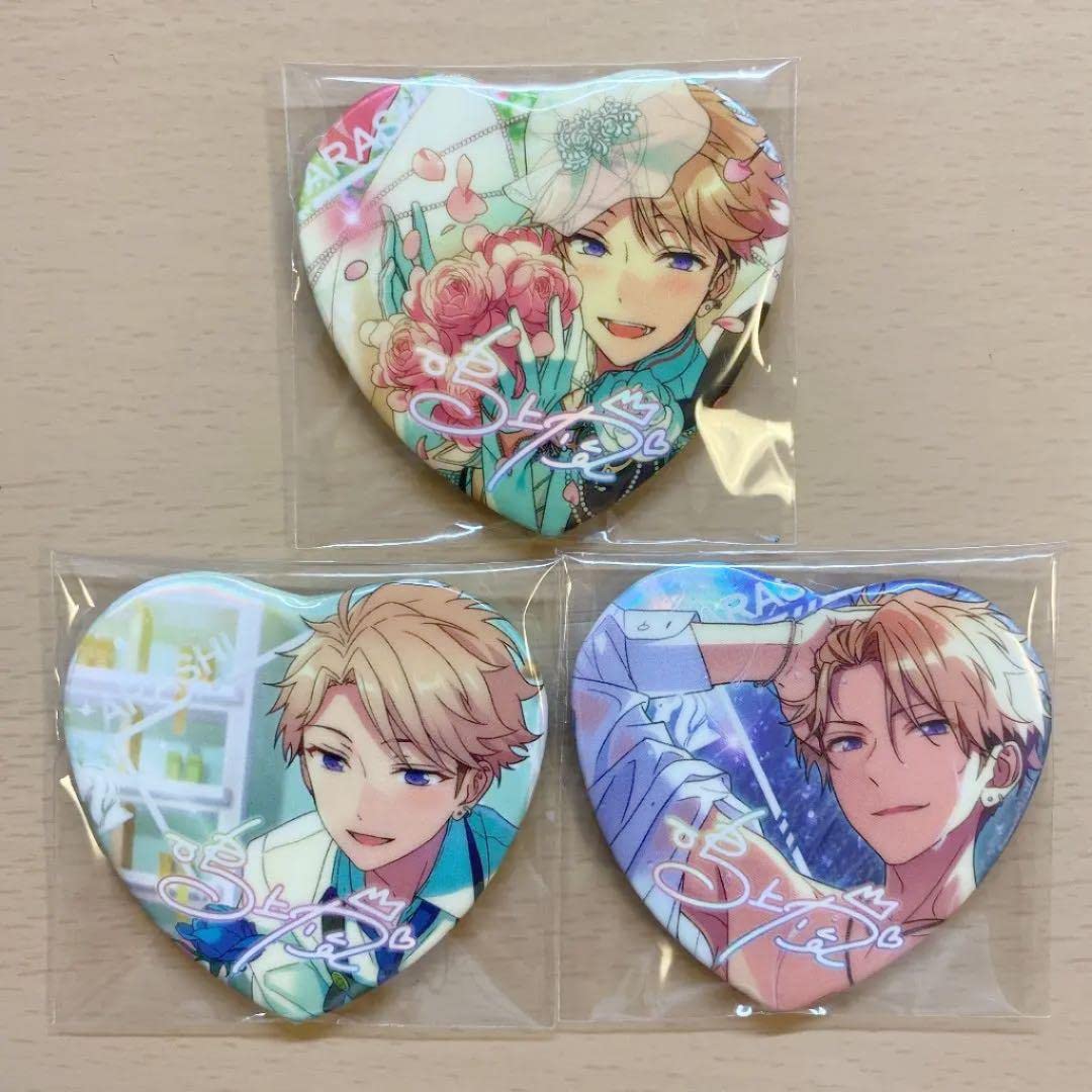 あんさんぶるスターズ！鳴上 嵐ハート型バッジ 95個セット あんさん