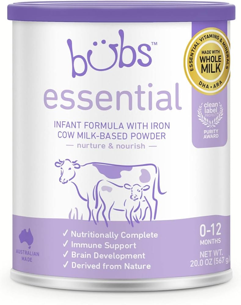 Amazon.com: Bubs Essential Infant Formula, with Iron, Cow Milk