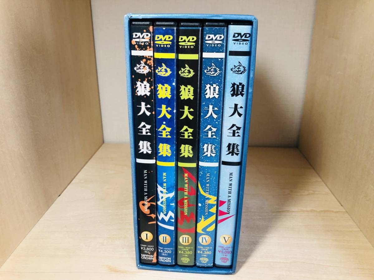 狼大全集 BOX付き 5枚セット MAN A WITH マンウィズ 2010-2016 5枚セット
