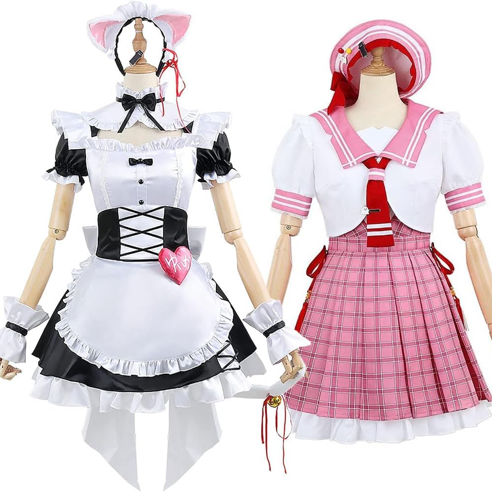 Amazon.co.jp: [CSPY]コスプレ衣装 椎名唯華 制服 メイド服 しいなゆい