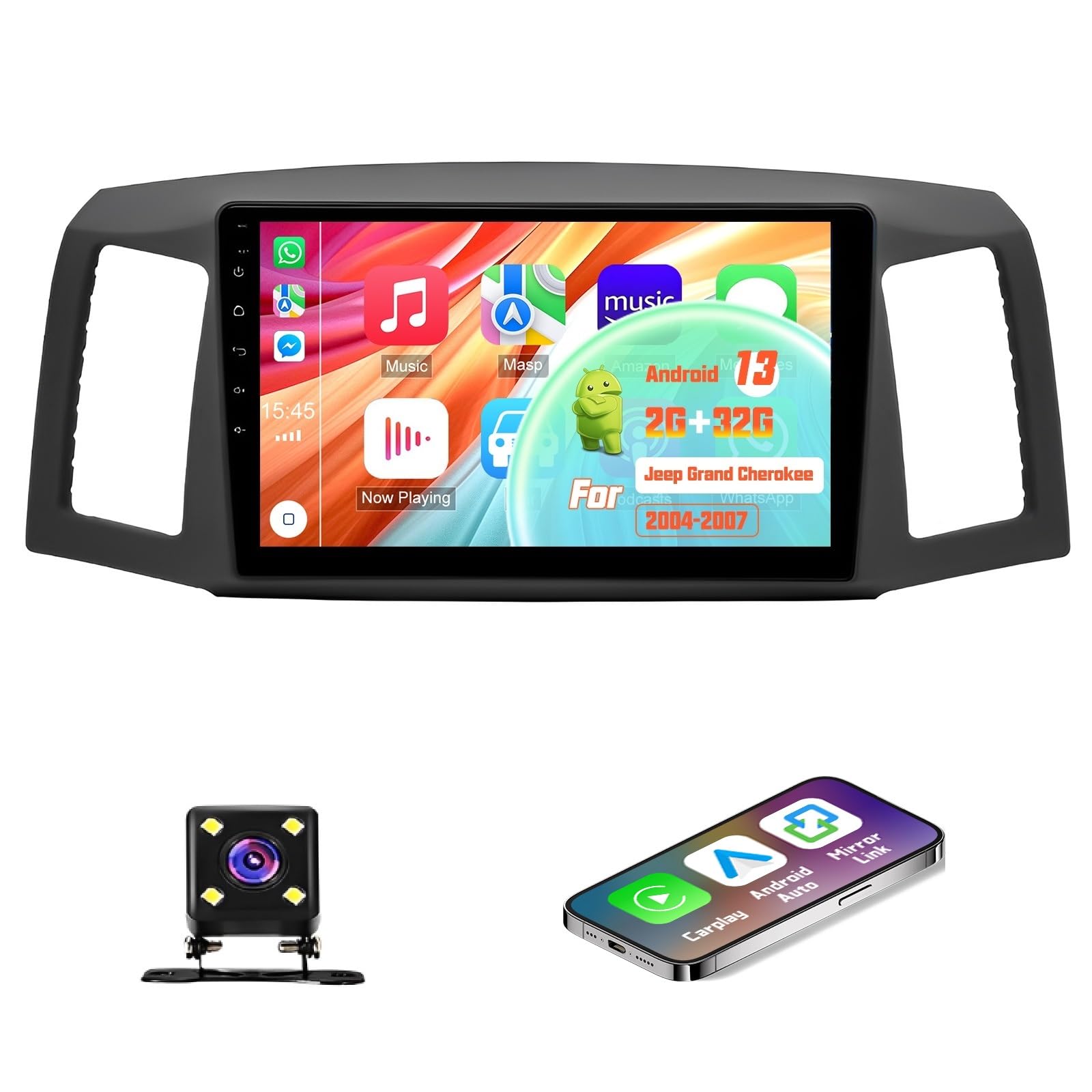 Amazon.com: Android 13 Car Stereo Radio for Jeep Grand Cherokee