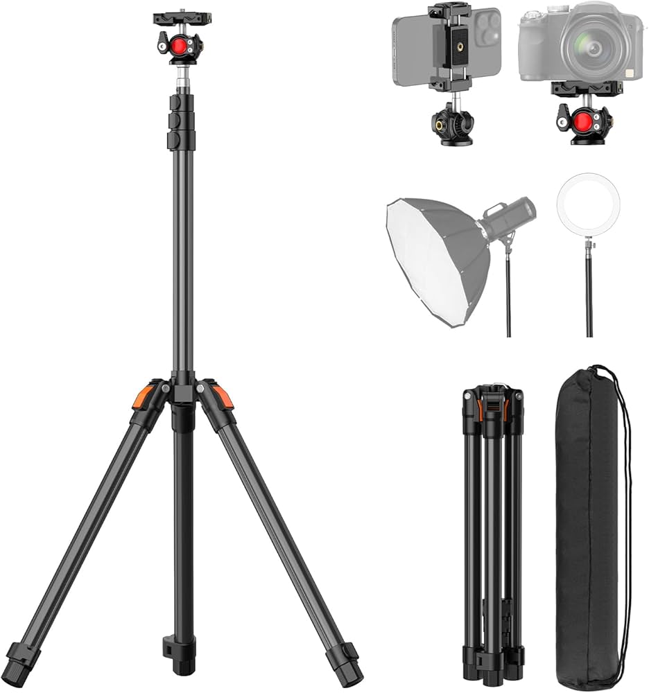 Amazon | XXZU 210cm カメラ 三脚 ライトスタンド 撮影用ライト