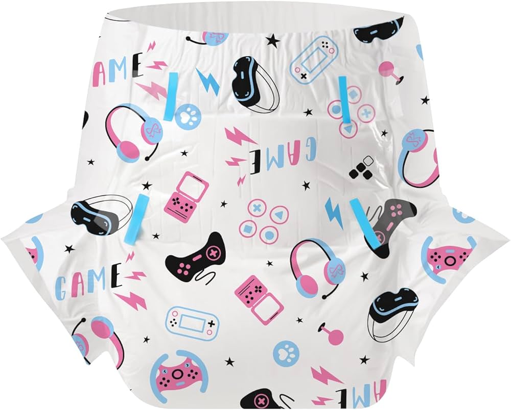 Amazon.com: CutiePlusU Adult Diapers 10 Pieces, Game Baby