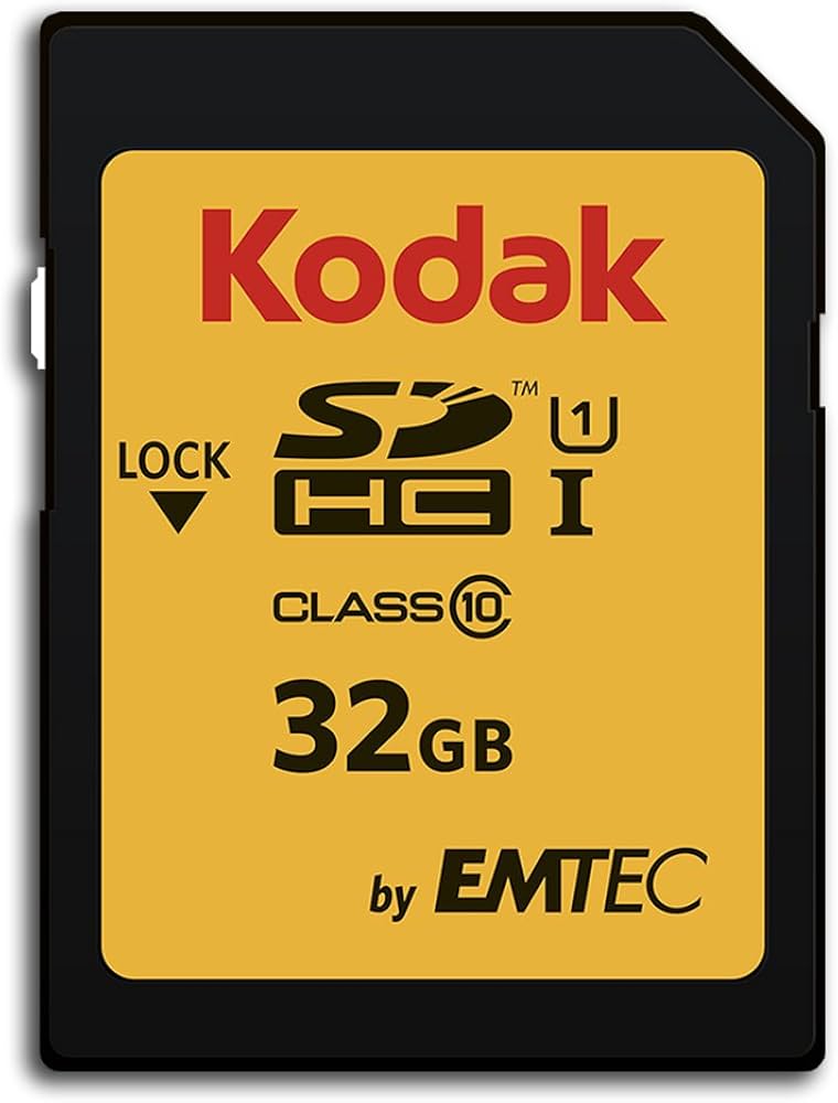Amazon | コダック 32GB Class 10 UHS-I U1 SDHC メモリーカード