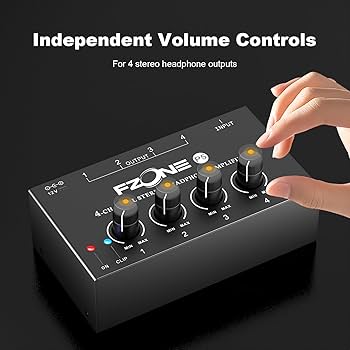 Amazon.com: FZONE P4 in-Ear Monitor Amplifier P5 4-Channel Stereo