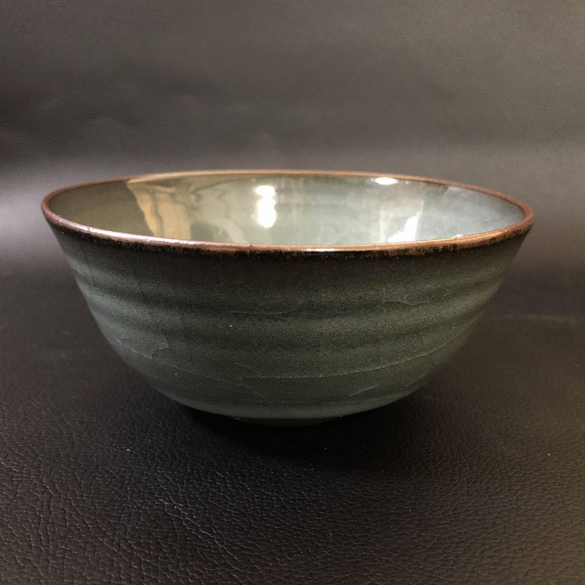 Amazon.co.jp: 木村万岳 茶碗 まほろば釉 万岳窯 国宝松本城御用窯 六