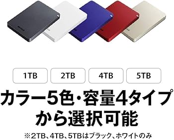 Amazon | BUFFALO USB3.1(Gen.1)対応 耐衝撃ポータブルHDD 4TB