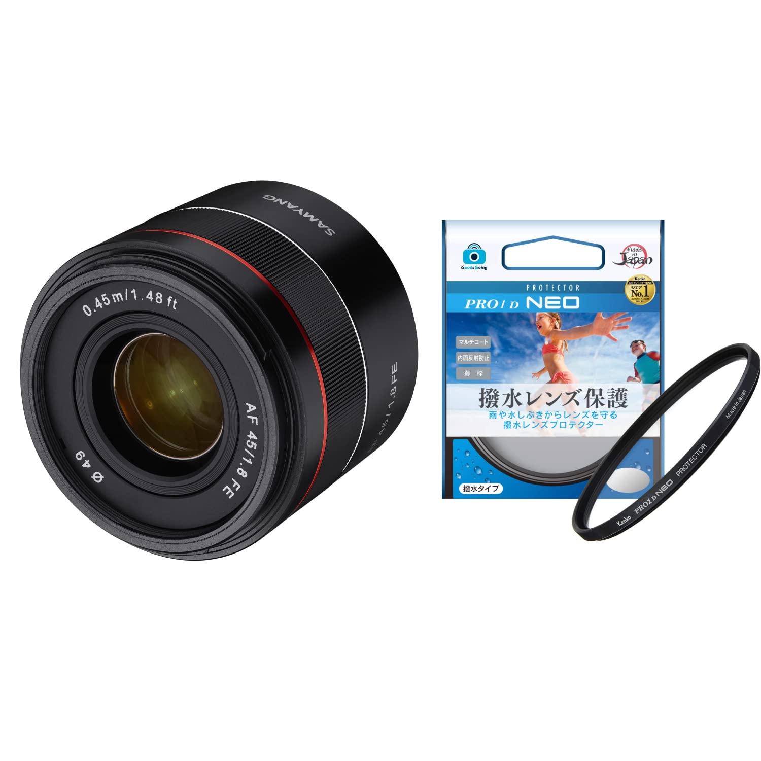 Amazon | SAMYANG 単焦点標準レンズ AF 45mm F1.8 FE ソニーα E