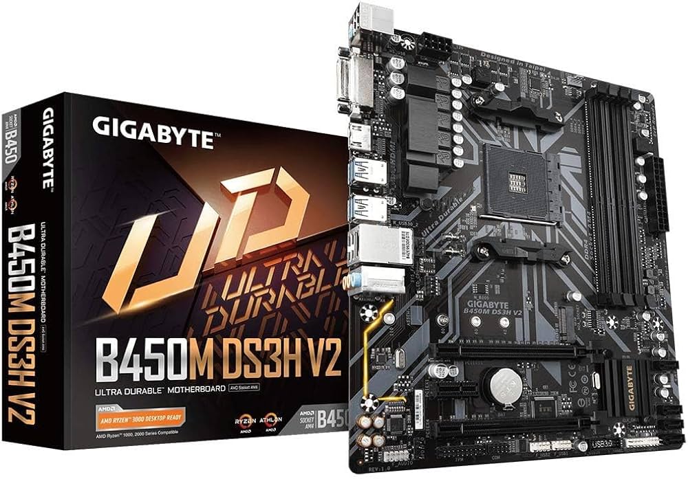 Amazon.in: Buy GIGABYTE B450M DS3H V2 (AMD Ryzen AM4/Micro ATX/M.2