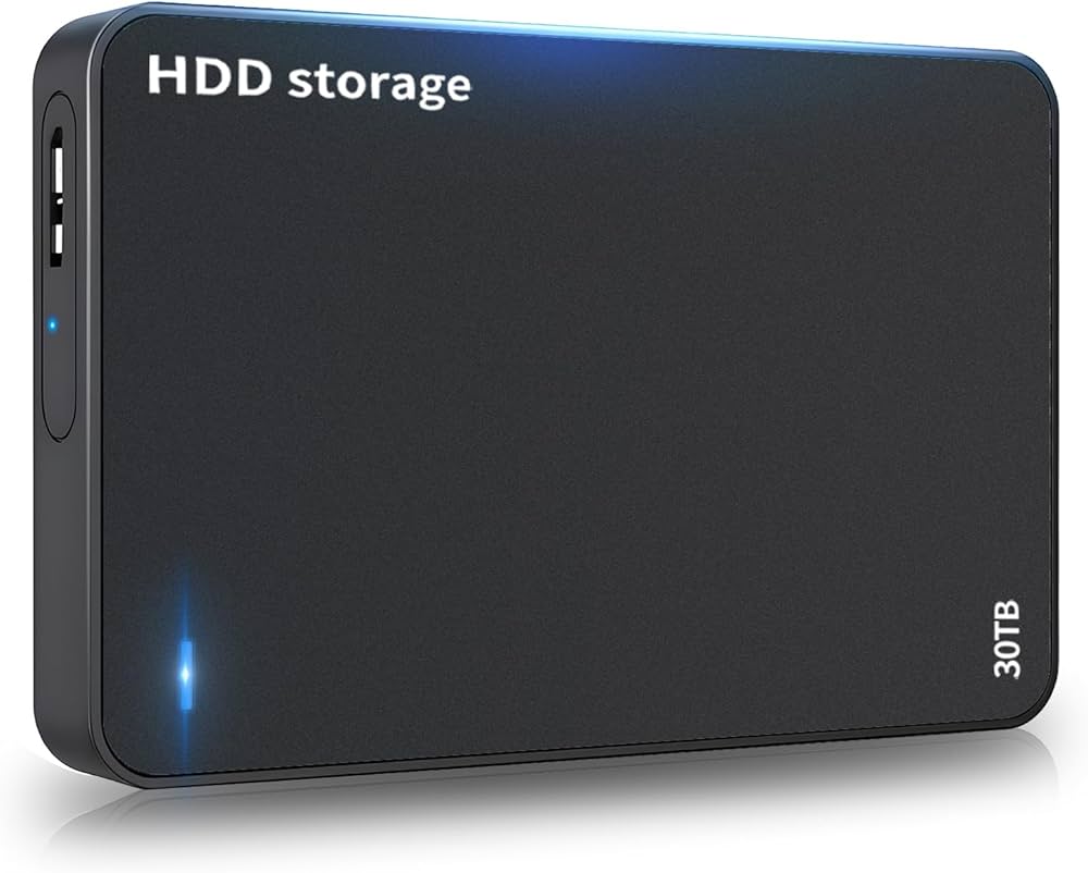 Amazon | 外付けHDD 【五年品質保証】 30TB 外付けハードディスク 超薄