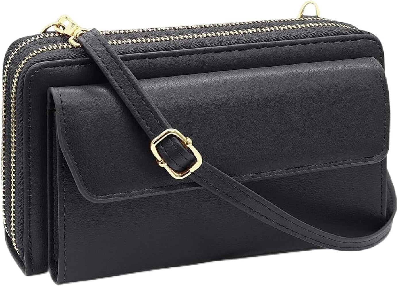 Amazon.com: Movefad Women Leather Wallet Crossbody Bag Shoulder