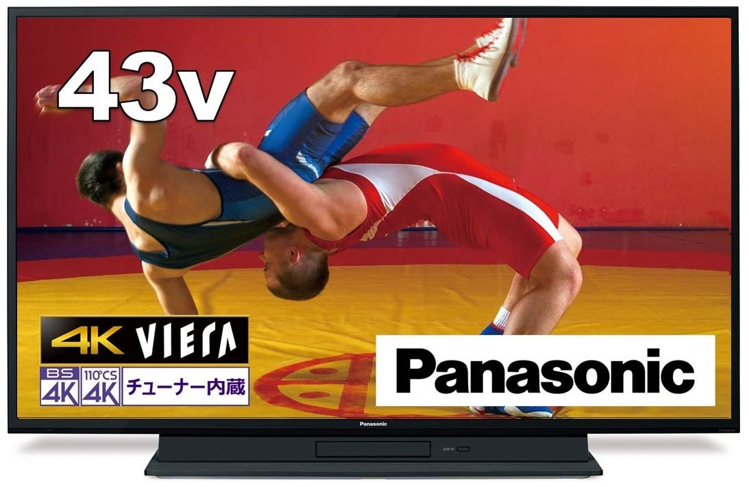 Amazon | パナソニック 43V型 4Kダブルチューナー 2TB HDD&BDドライブ