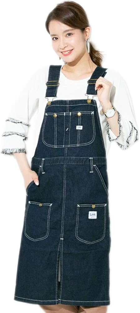 Amazon.co.jp: 【Lee】リーエプロン エプロン オーバーオール デニム