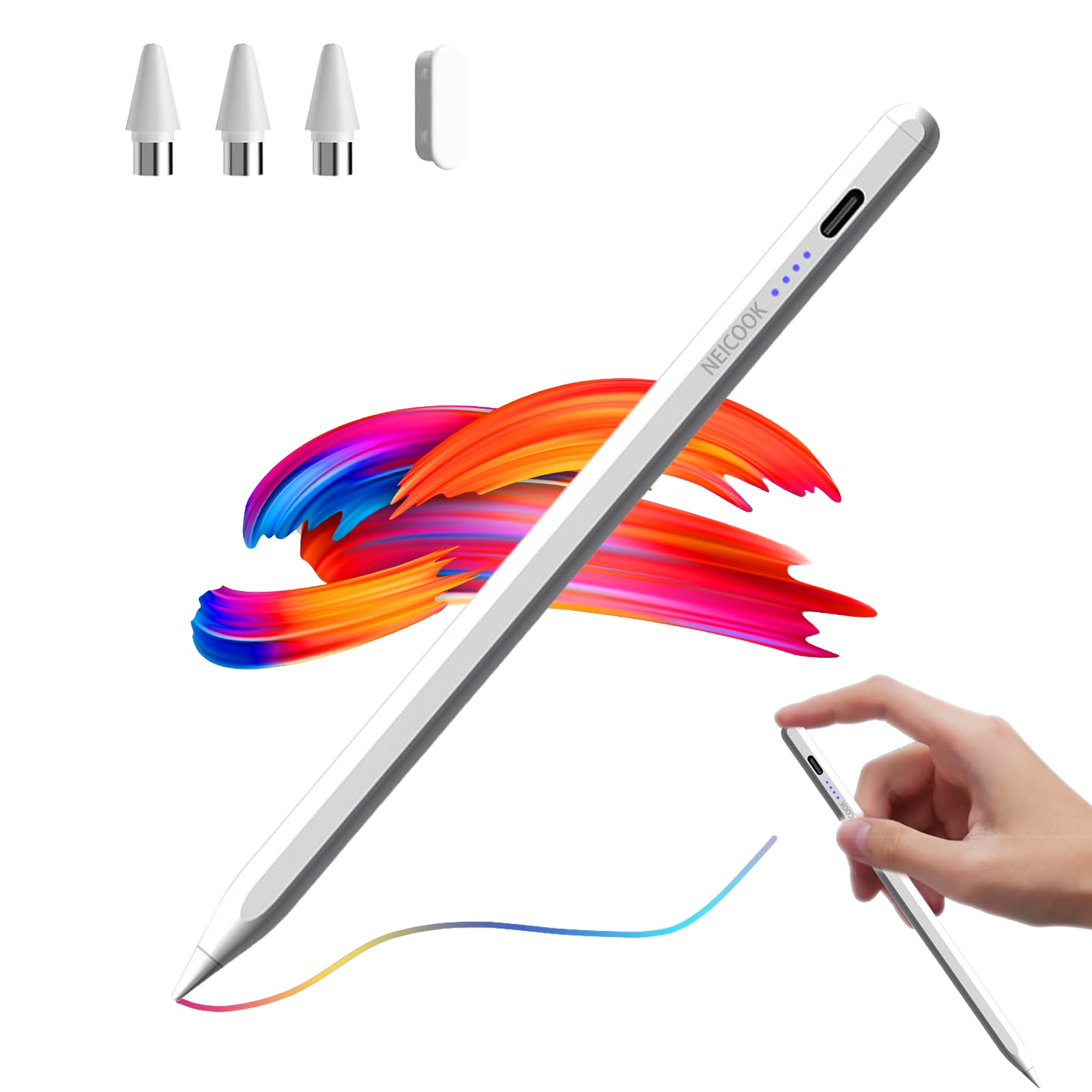 Amazon | NEICOOK iPad ペンシル スタイラスペン【2025新昇級版