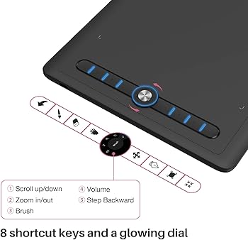 Amazon.com: Artisul M0610Pro Graphics Drawing Tablet 10x6 inch