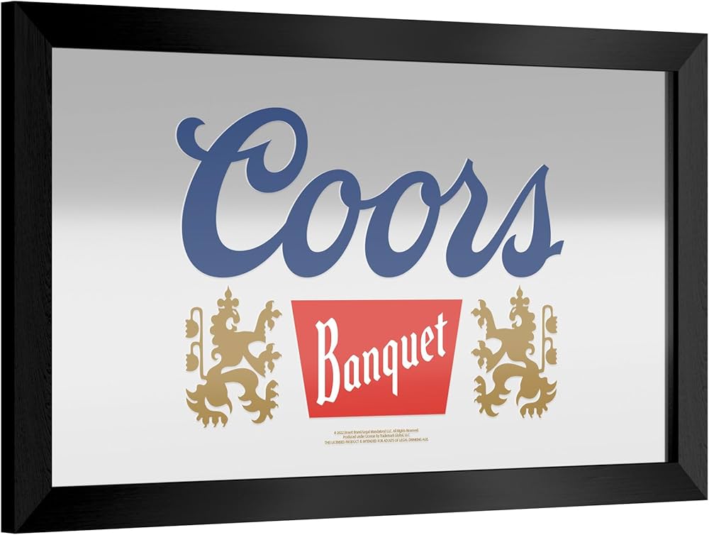 Amazon.com: Wall Mirror - Ready-To-Hang Coors Banquet Coors