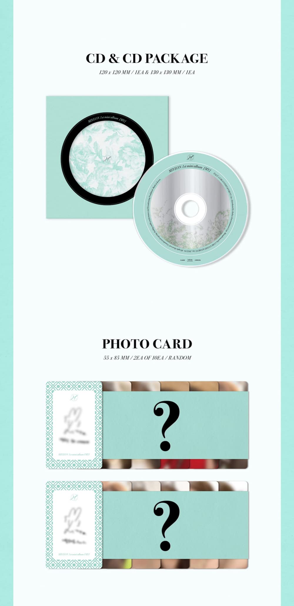 Amazon.co.jp: (G)I-DLE MIYEON - 1st Mini Album MY CD : 文房具