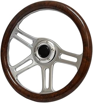 Amazon | 汎用 350mm 35φ 35cm 4本 スポーク ウッド ステアリング