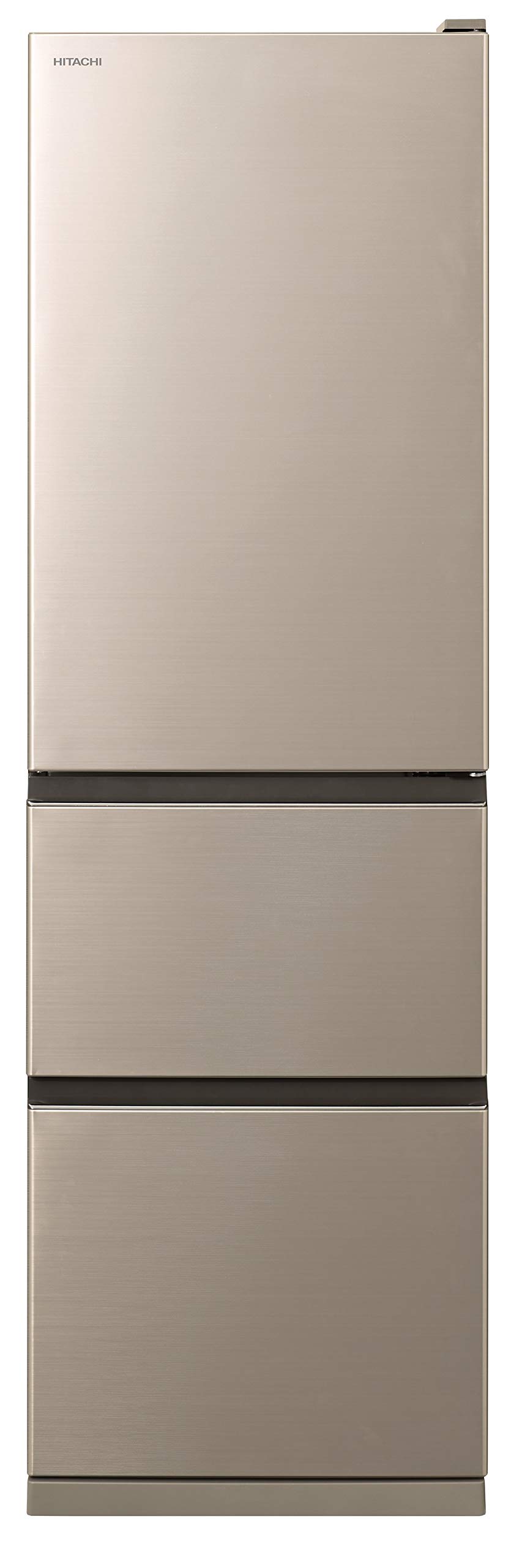 Amazon.co.jp: 日立 冷蔵庫 幅54cm 315L シャンパン R-V32KV N 3ドア