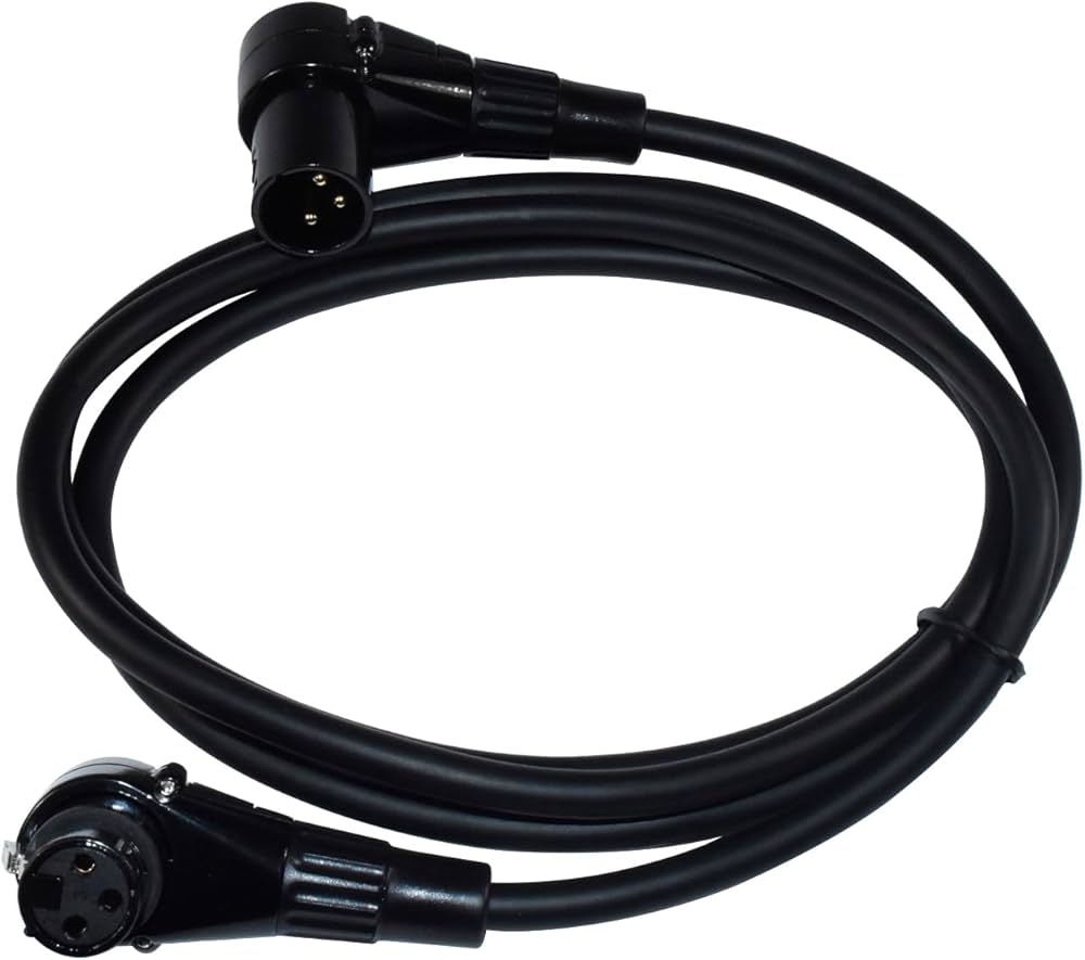 Amazon.com: HQRP XLR Cable 5 Feet, 3-Pin Male L-Shaped to 3-Pin