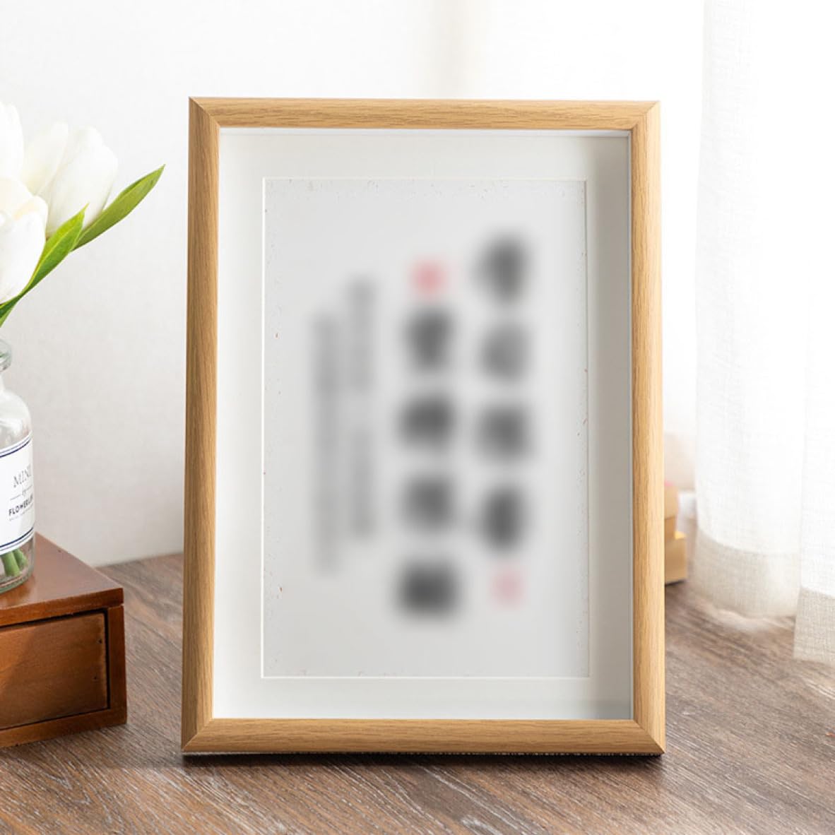 Amazon.co.jp: [XYJP] オーク無垢材 ナチュラルなポスターフレーム