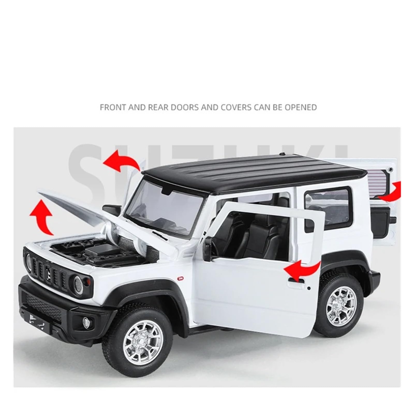 Amazon | ダイキャストカー 1 24 スズキジムニー合金ダイカストカー