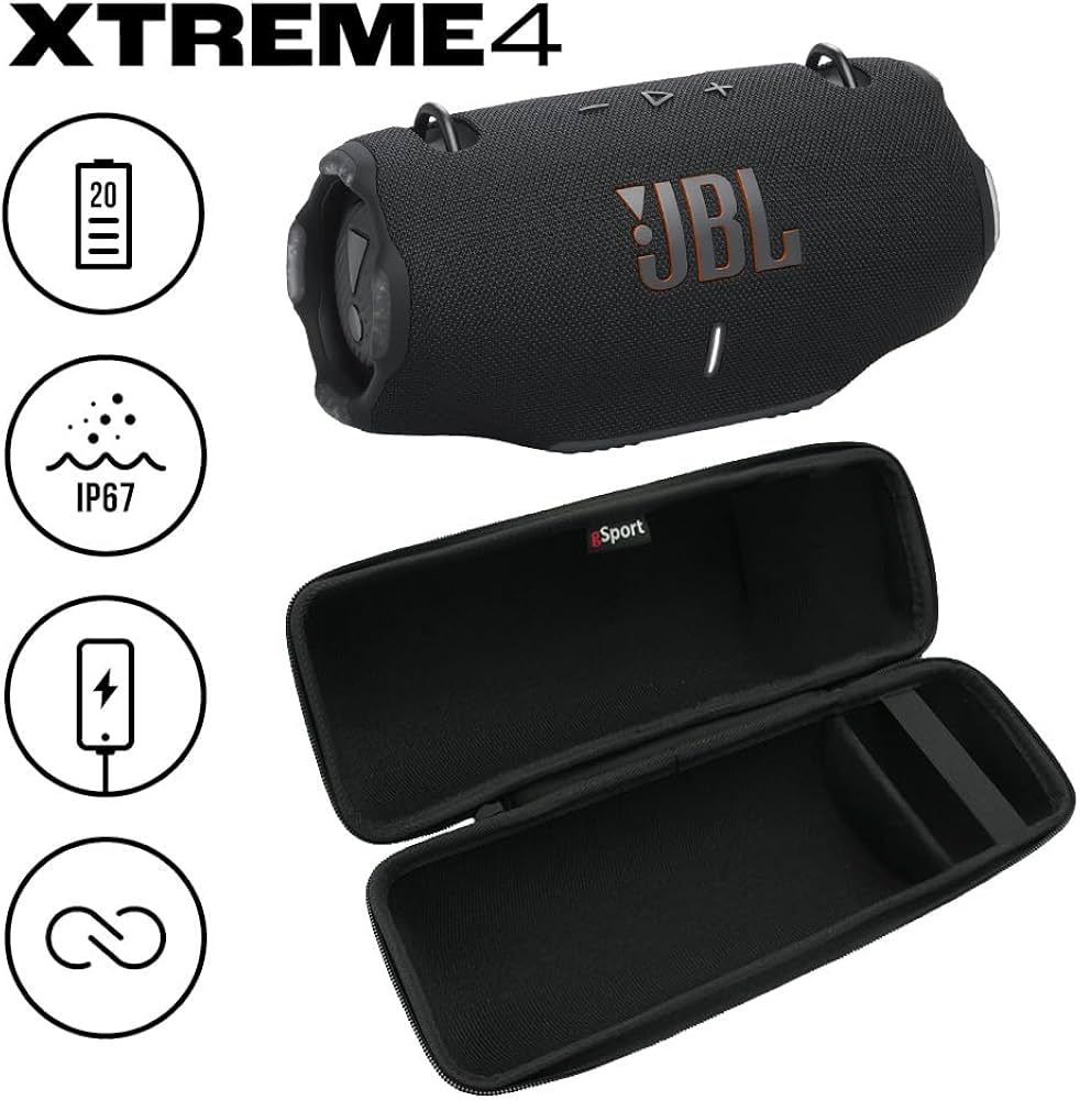 Amazon.com: JBL Xtreme 4 Bluetooth Speaker with gSport Carbon