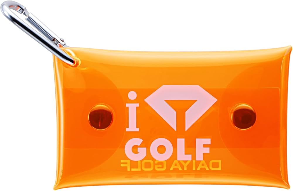 Amazon | ダイヤゴルフ(DAIYA GOLF) クリアティーケース オレンジ