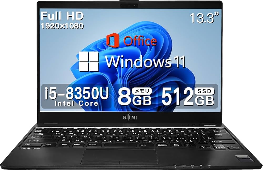 Amazon.co.jp: Fujitsu Ultra Thin & Ultra Light Lifebook U938 - 8th