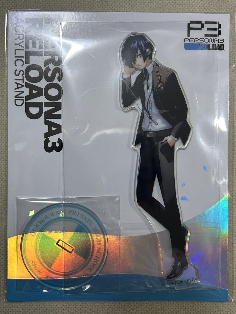 トップ ペルソナ25周年 P3 主人公 アクリル時計 ペルソナ3 リロード