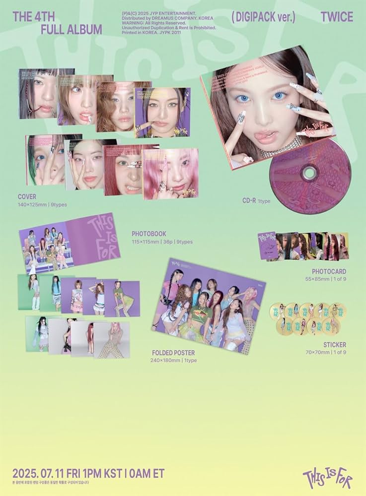 Amazon.co.jp: トゥワイス TWICE THIS IS FOR [Digipack ver
