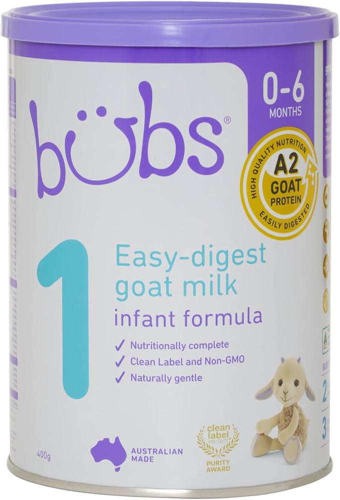 Amazon.com: Bubs Goat Milk Infant Formula Stage 1, Infants 0-6