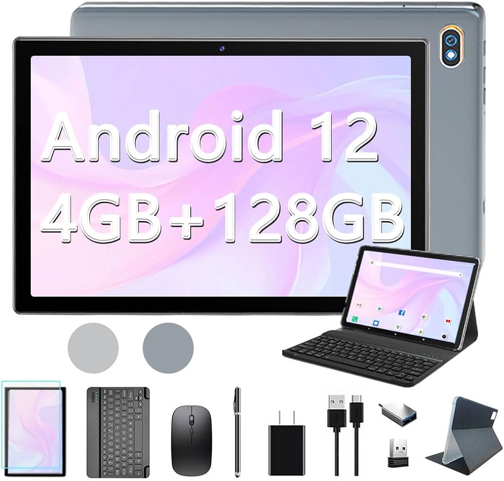 Amazon.co.jp: Android12タブレット2024新登場2in1タブレット10インチ