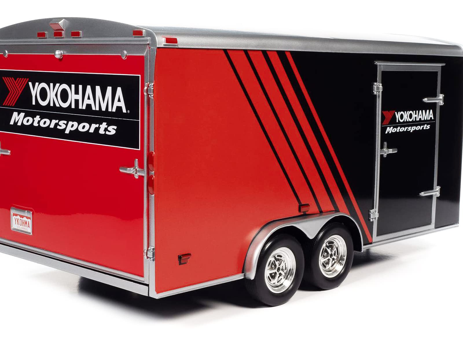 Amazon.com: Four Wheel Enclosed Car Trailer Yokohama Motorsports
