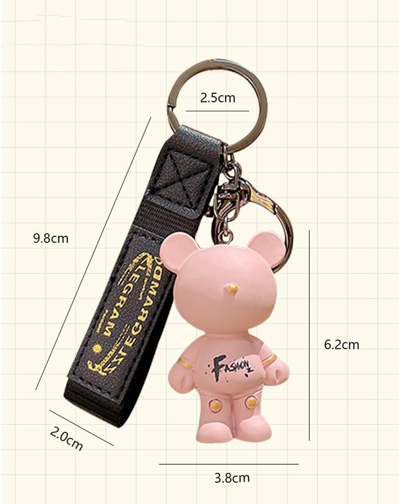 Amazon.co.jp: [AISAFER] クマ キーホルダー 潮クール 熊 顔のないクマ